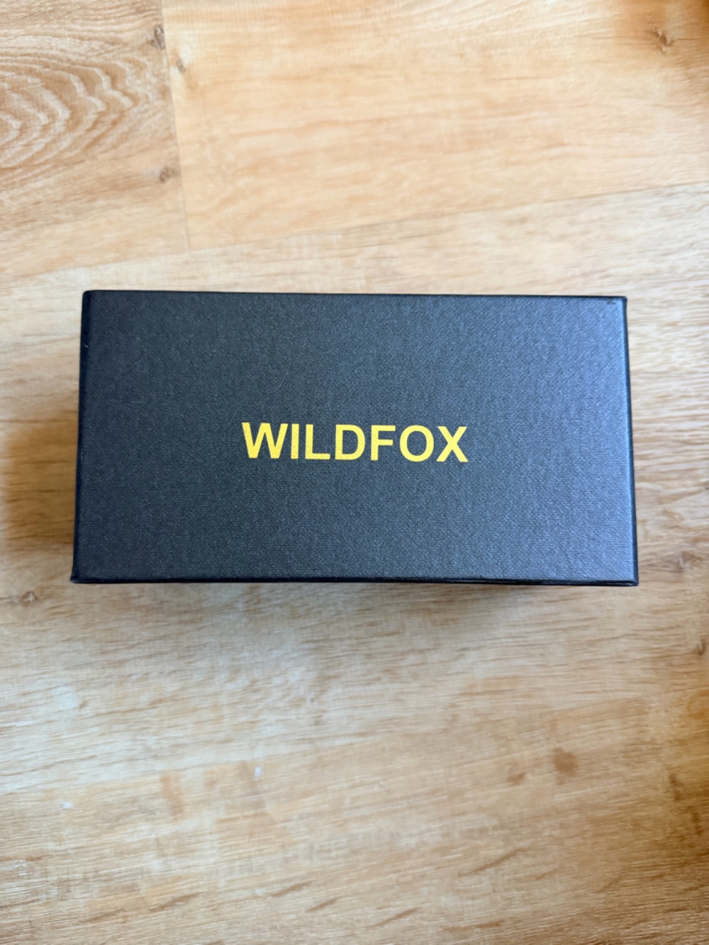 Wildfox Black Sunglasses Box with Yellow Logo